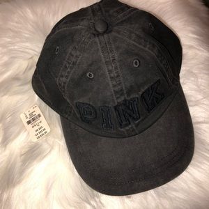 Pink distressed hat